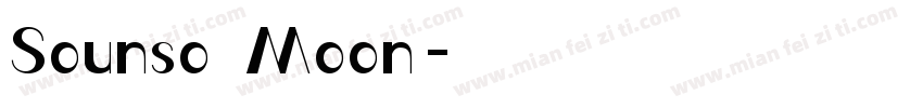 Sounso Moon字体转换